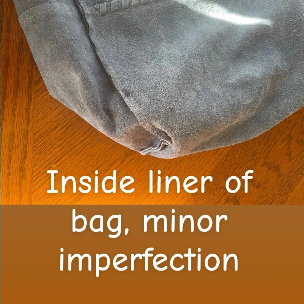 Haute Hippie Blue Suede Purse - Picture 13 of 15